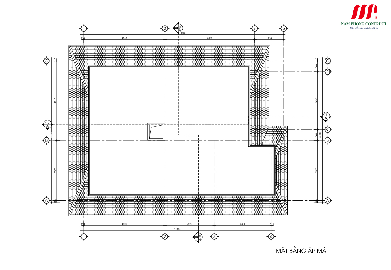 MẪU NHÀ PHỐ 2 TẦNG MÁI NHẬT 12X8.5M 4