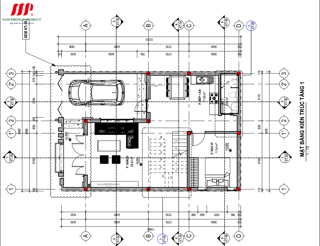 MẪU NHÀ PHỐ 2 TẦNG MÁI NHẬT Ở BẮC GIANG 6