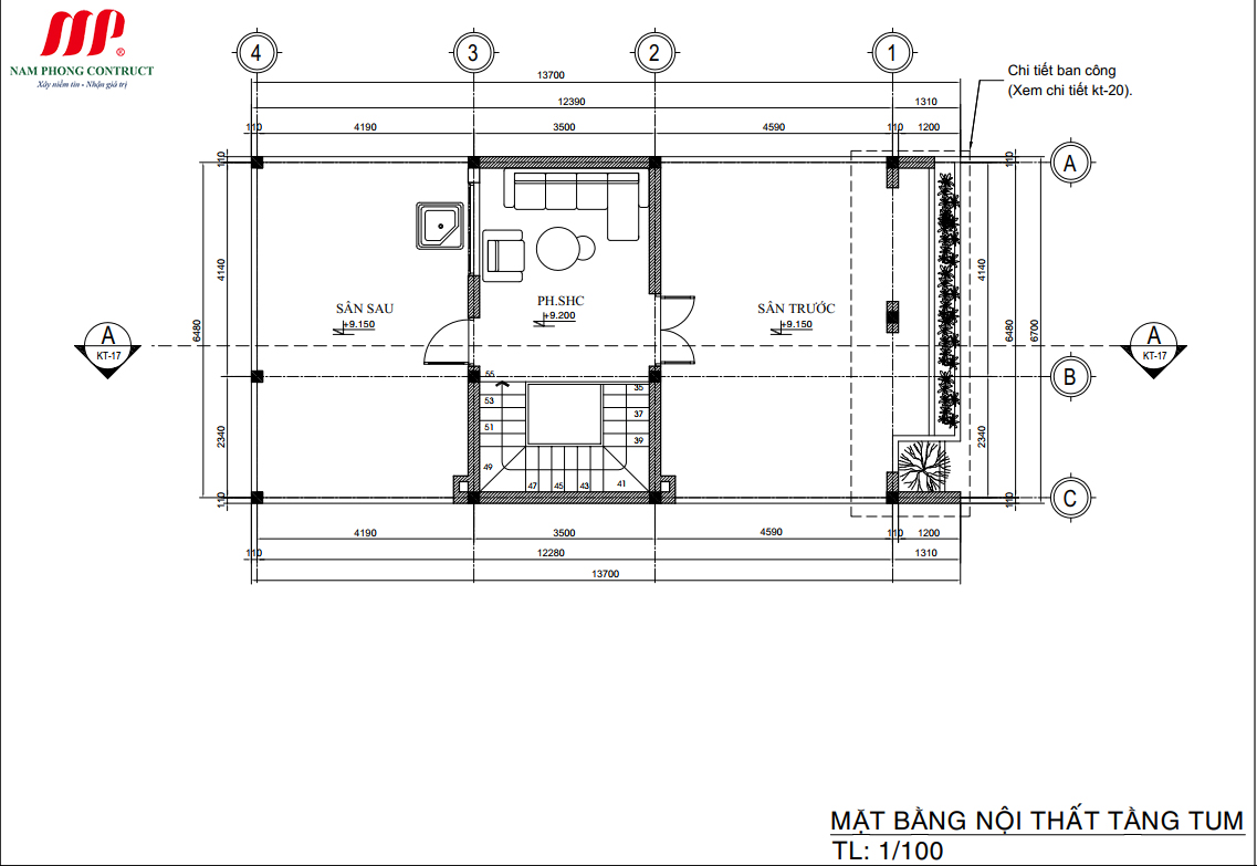 MẪU NHÀ PHỐ 2 TẦNG MÁI BẰNG TẠI BẮC NINH 7