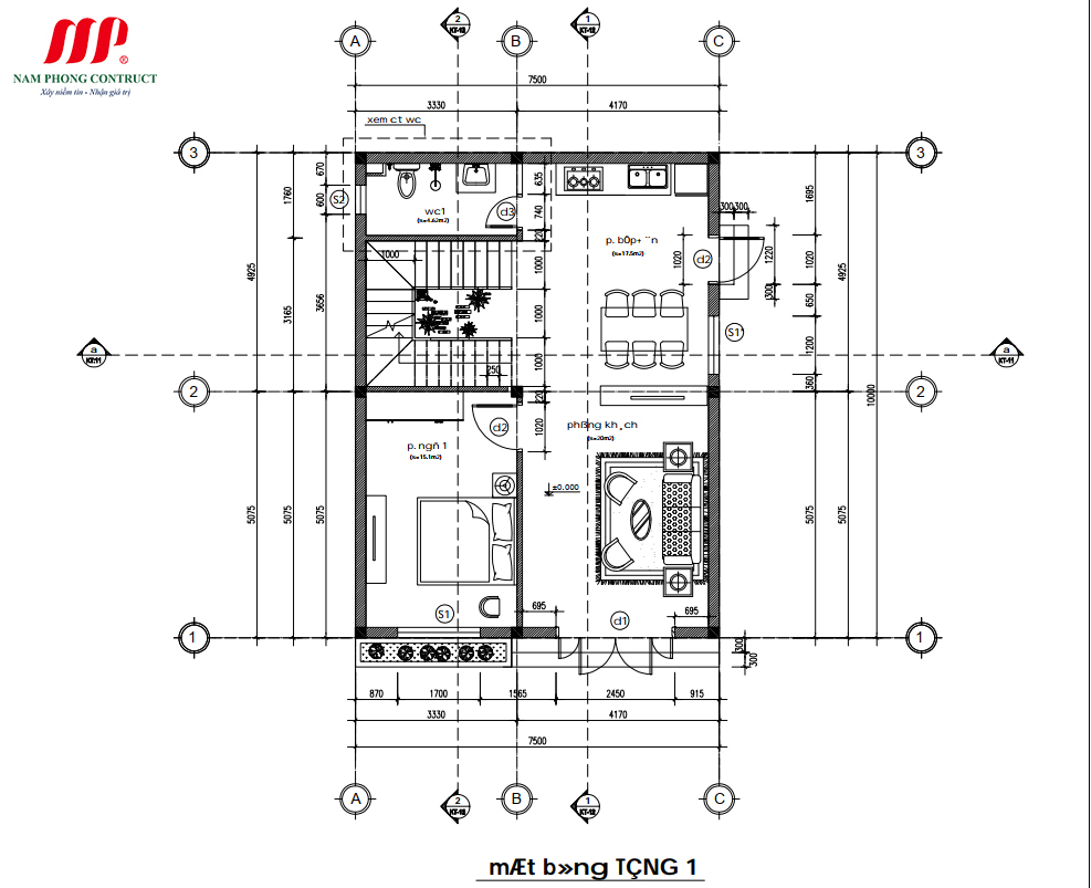 MẪU NHÀ 2 TẦNG MÁI THÁI 2