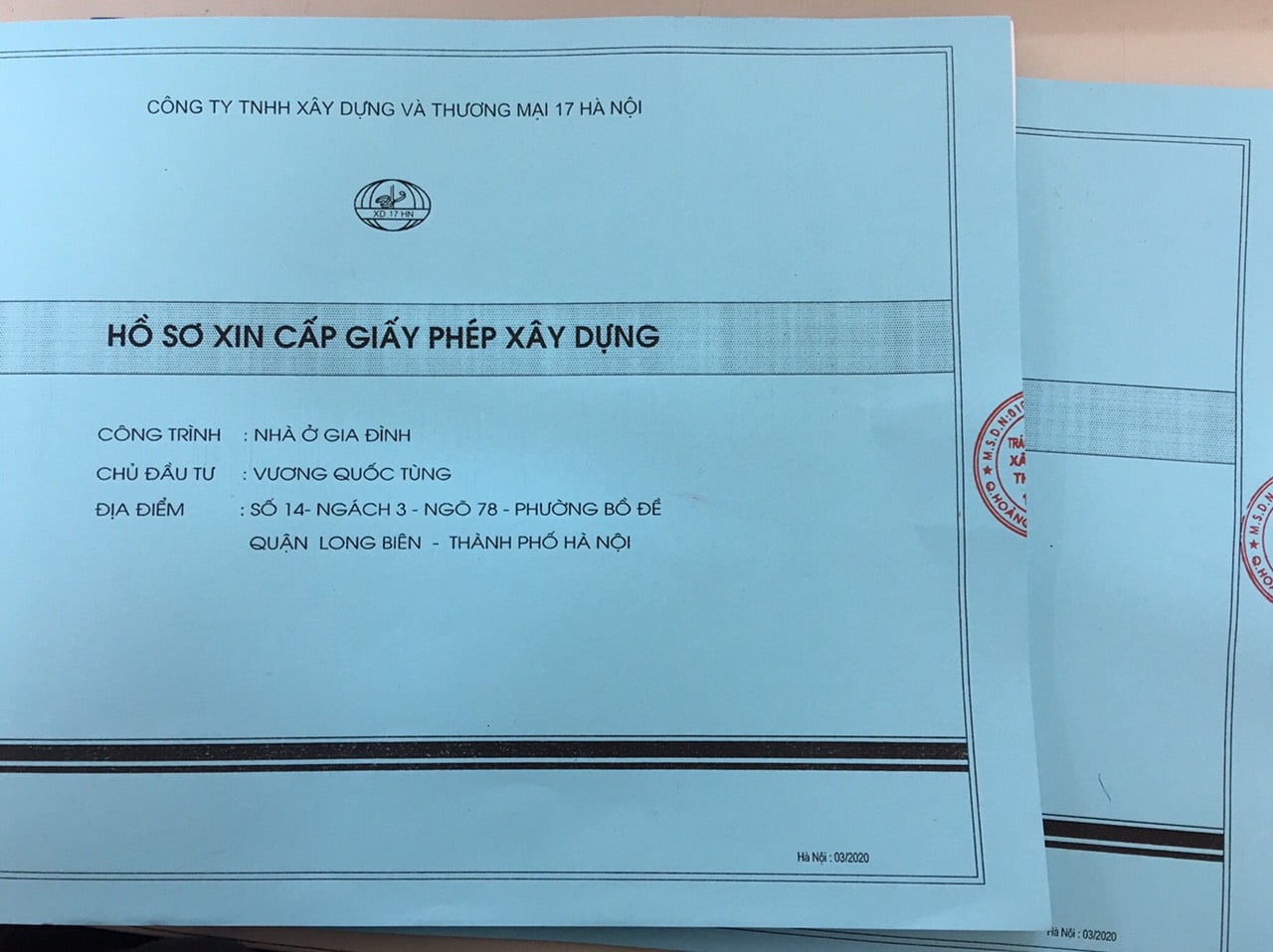 hồ sơ xin cấp phép xây dựng