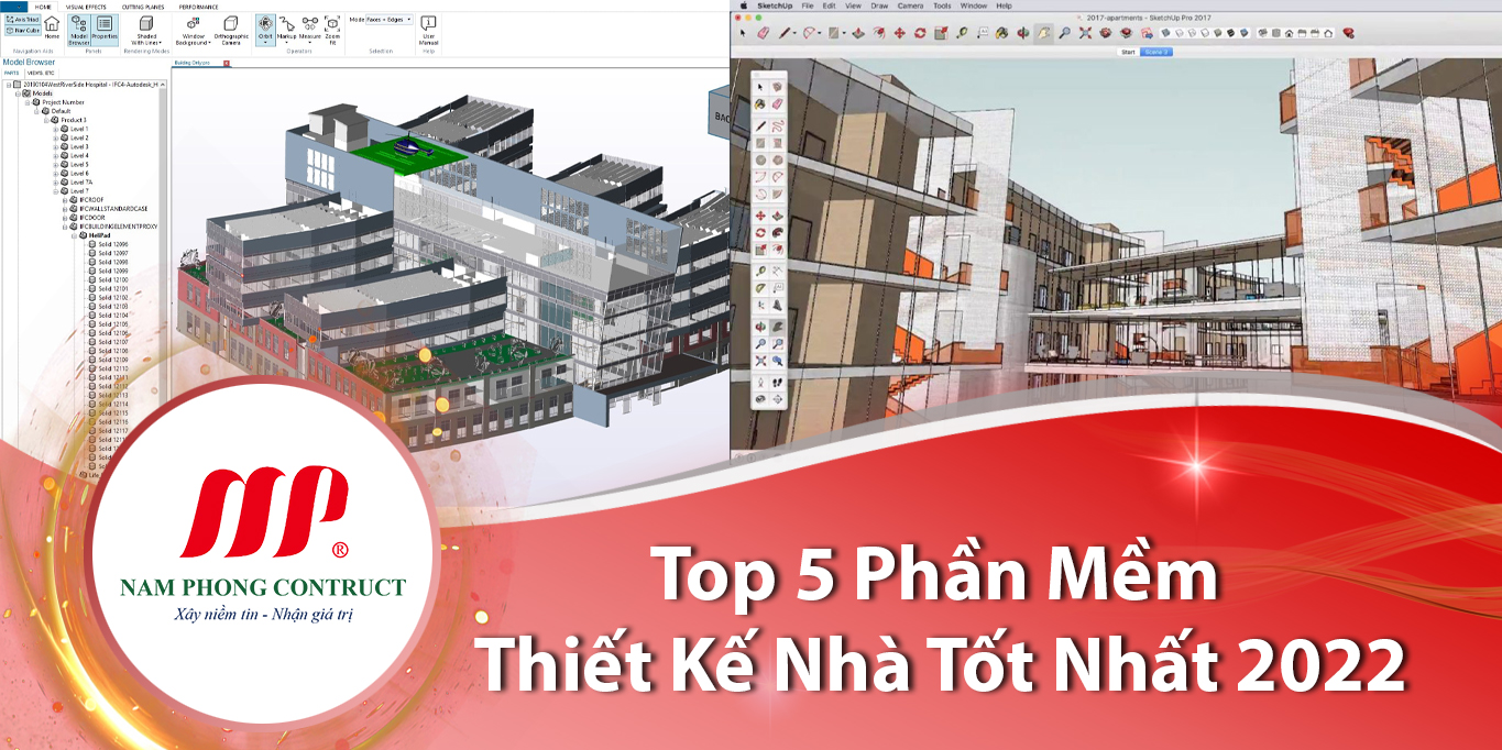 Top 5 phần mềm thiết kế nhà tốt nhất 2022