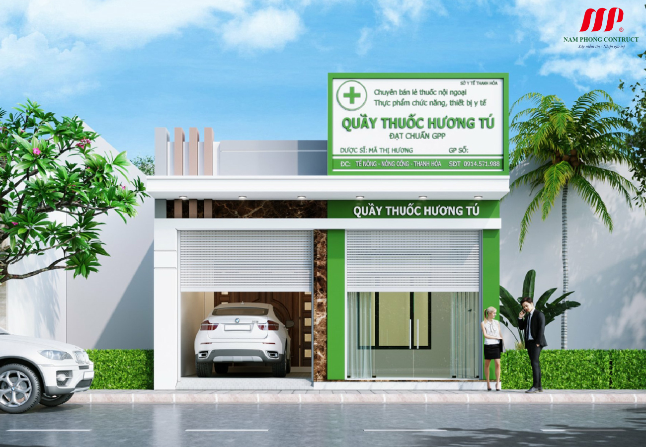 nhà cấp 4 mái bằng